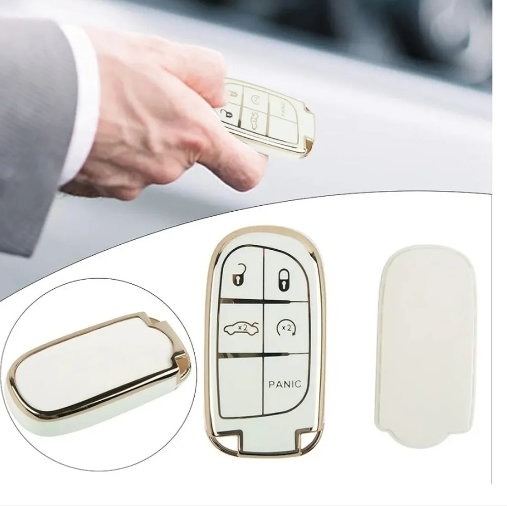 Grand  Smart Grand Comander Key Case Car Fob Cover Soft Full Protection Ring Too